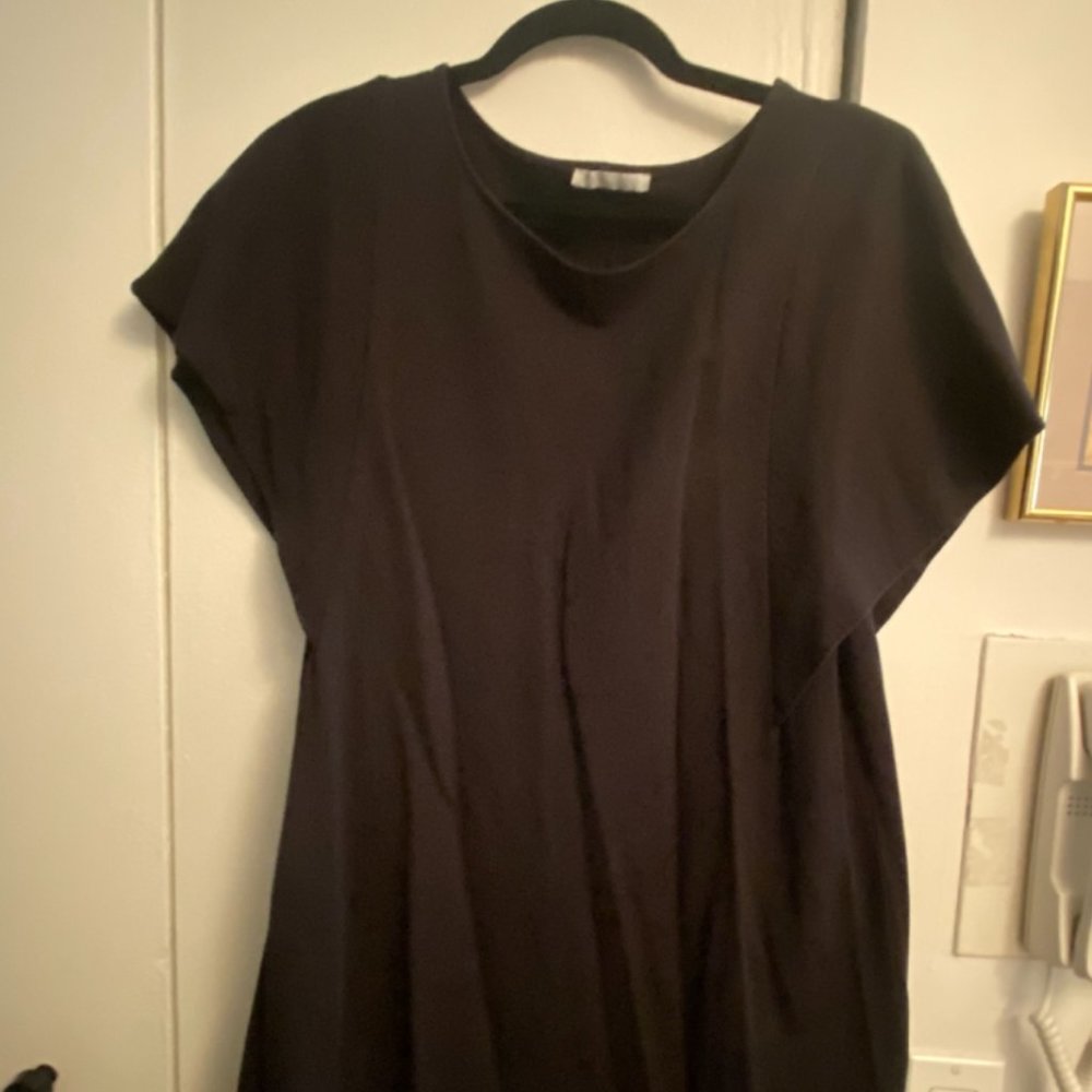 Zara Woven Knit Black Dress, Size XL